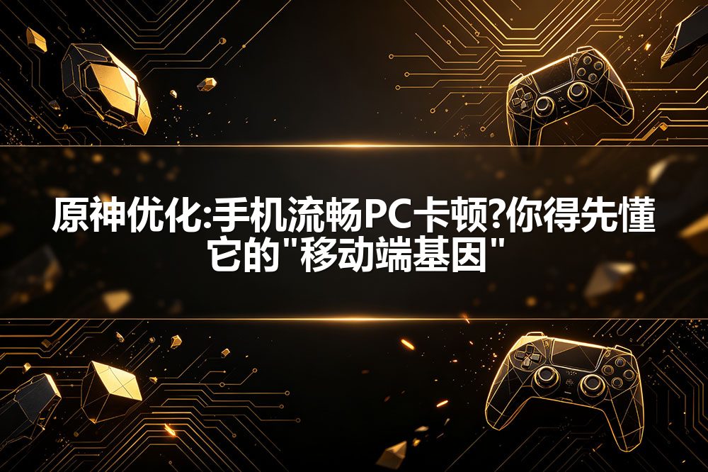 原神优化:手机流畅PC卡顿?你得先懂它的"移动端基因"