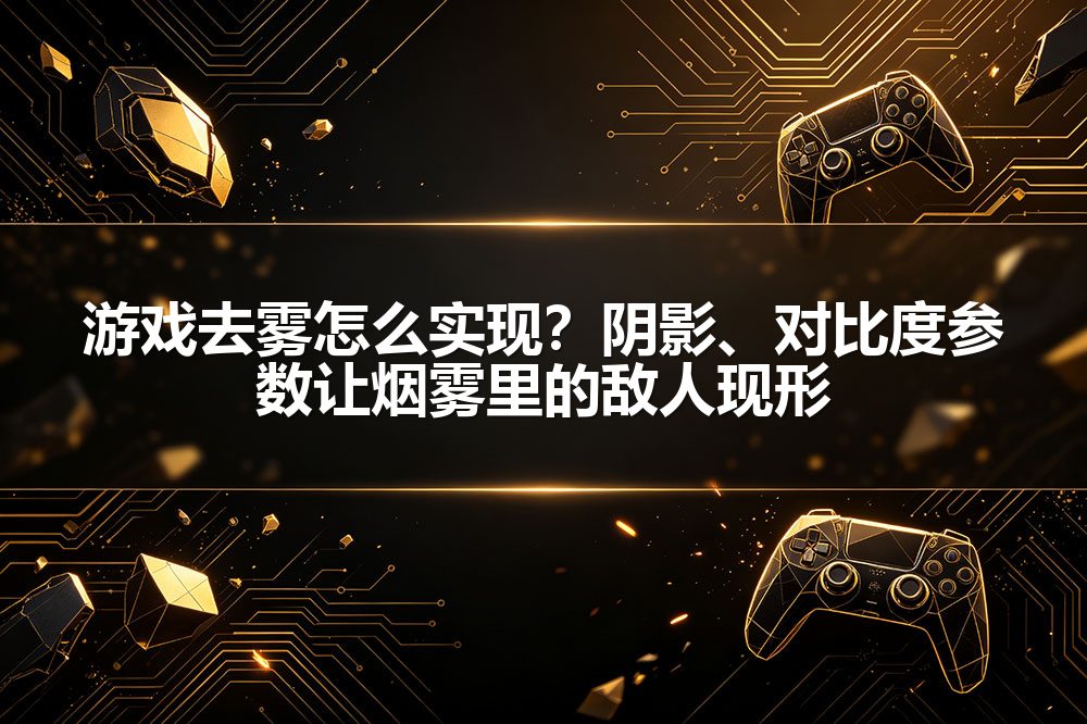 游戏去雾怎么实现?阴影、对比度参数让烟雾里的敌人现形