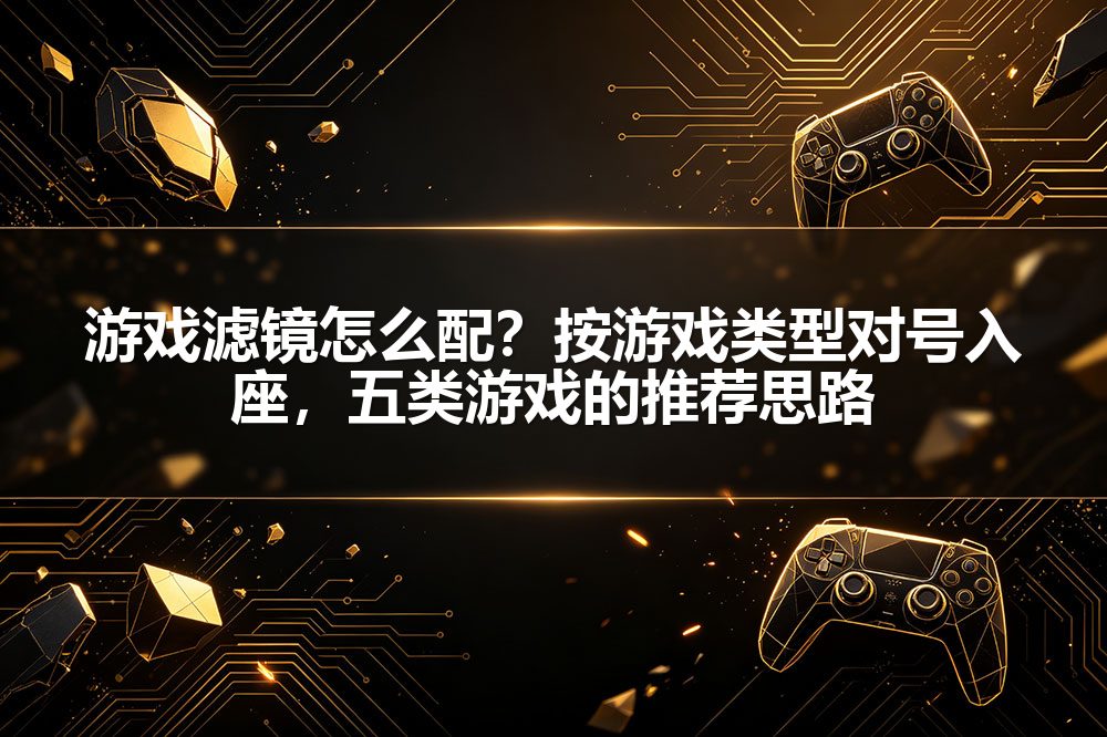 游戏滤镜怎么配?按游戏类型对号入座,五类游戏的推荐思路