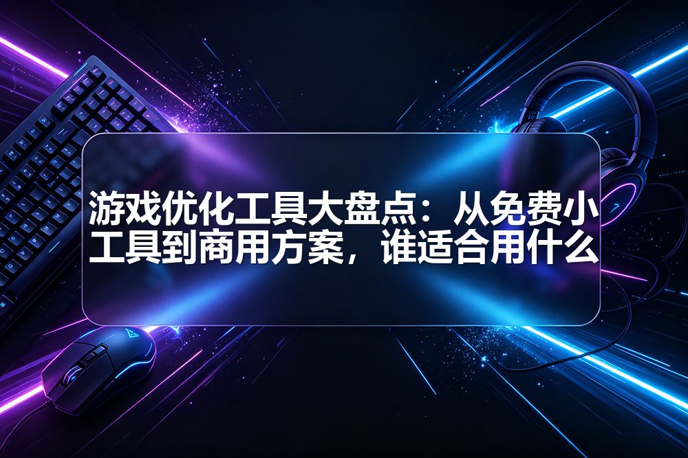 游戏优化工具大盘点：从免费小工具到商用方案，谁适合用什么