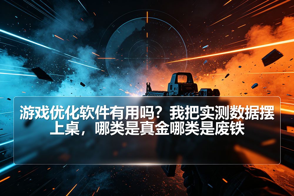 游戏优化软件有用吗？我把实测数据摆上桌，哪类是真金哪类是废铁