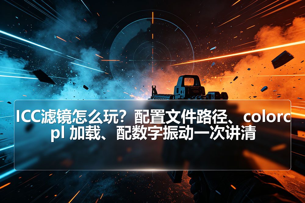 ICC滤镜怎么玩？配置文件路径、colorcpl 加载、配数字振动一次讲清