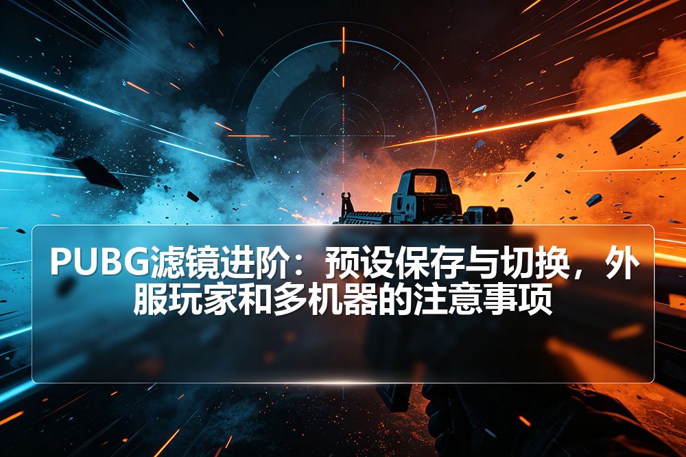 PUBG滤镜进阶：预设保存与切换，外服玩家和多机器的注意事项