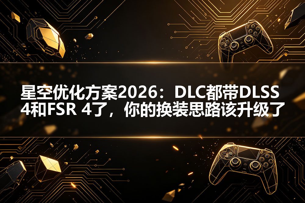 星空优化方案2026:DLC都带DLSS 4和FSR 4了,你的换装思路该升级了