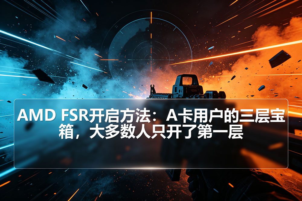 AMD FSR开启方法：A卡用户的三层宝箱，大多数人只开了第一层