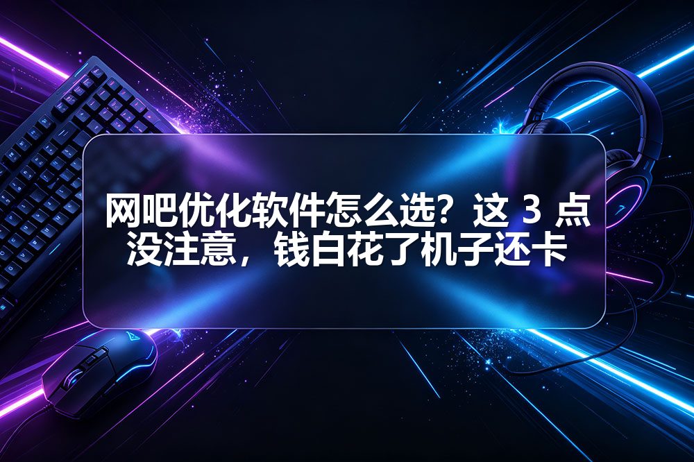 网吧优化软件怎么选?这 3 点没注意,钱白花了机子还卡 - 帧速大师 网吧优化软件怎么选?这 3 点没注意,钱白花了机子还卡配图