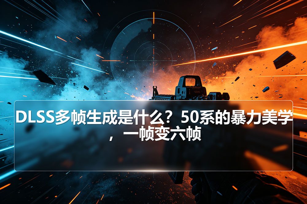 DLSS多帧生成是什么?50系的暴力美学,一帧变六帧