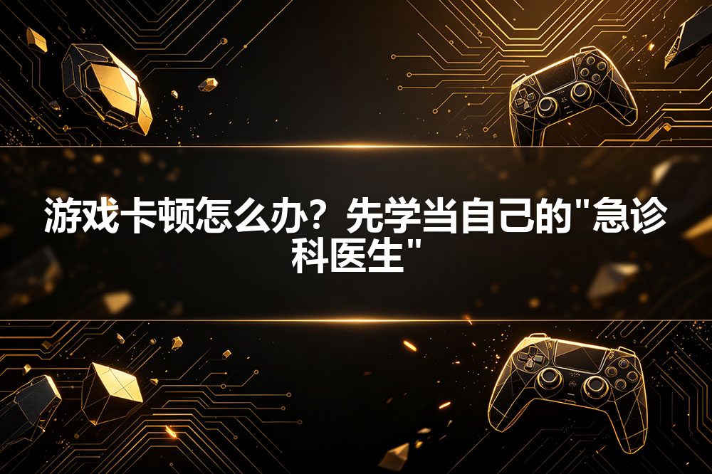 游戏卡顿怎么办？先学当自己的"急诊科医生"