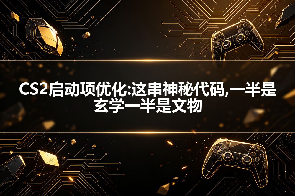 CS2启动项优化:这串神秘代码,一半是玄学一半是文物