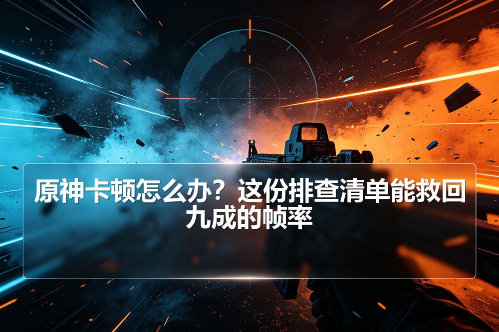 原神卡顿怎么办？这份排查清单能救回九成的帧率