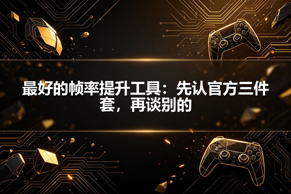最好的帧率提升工具:先认官方三件套,再谈别的