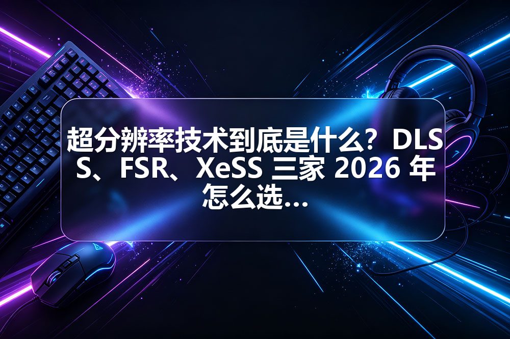 超分辨率技术到底是什么？DLSS、FSR、XeSS 三家 2026 年怎么选