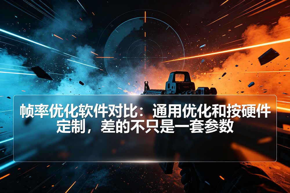 帧率优化软件对比：通用优化和按硬件定制，差的不只是一套参数