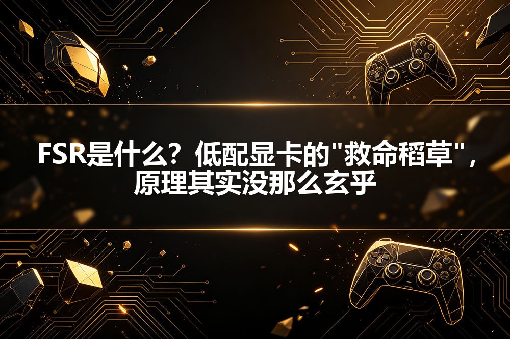 FSR是什么？低配显卡的"救命稻草"，原理其实没那么玄乎