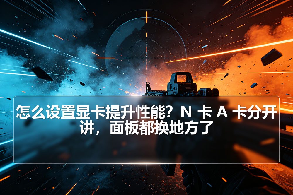 怎么设置显卡提升性能？N 卡 A 卡分开讲，面板都换地方了