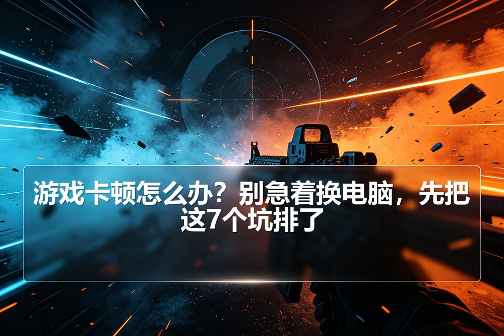 游戏卡顿怎么办？别急着换电脑，先把这7个坑排了