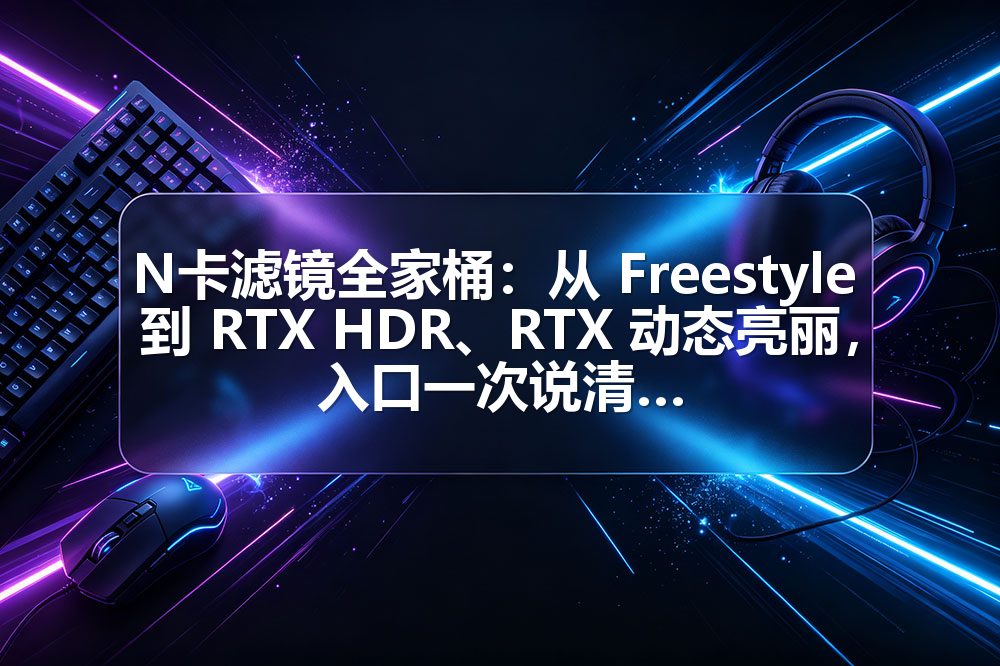 N卡滤镜全家桶：从 Freestyle 到 RTX HDR、RTX 动态亮丽，入口一次说清
