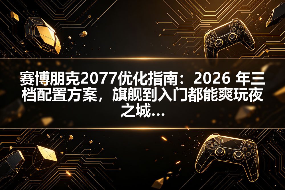 赛博朋克2077优化指南：2026 年三档配置方案，旗舰到入门都能爽玩夜之城
