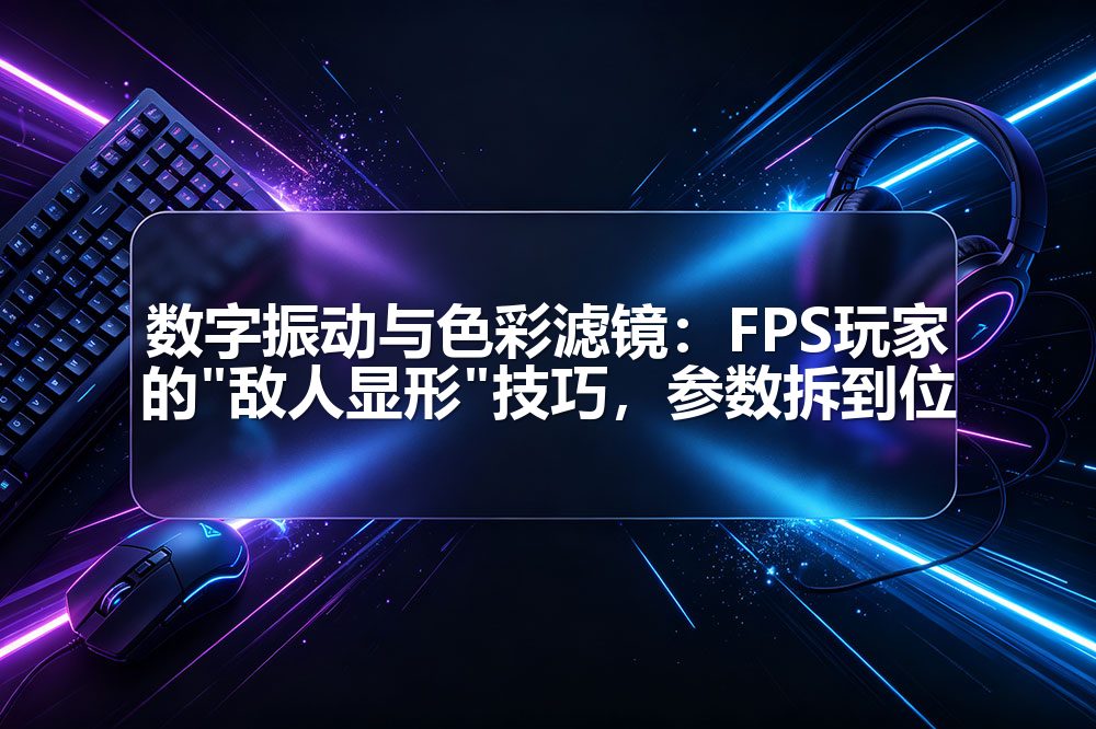 数字振动与色彩滤镜:FPS玩家的"敌人显形"技巧,参数拆到位 - 帧速大师 数字振动与色彩滤镜:FPS玩家的"敌人显形"技巧,参数拆到位配图