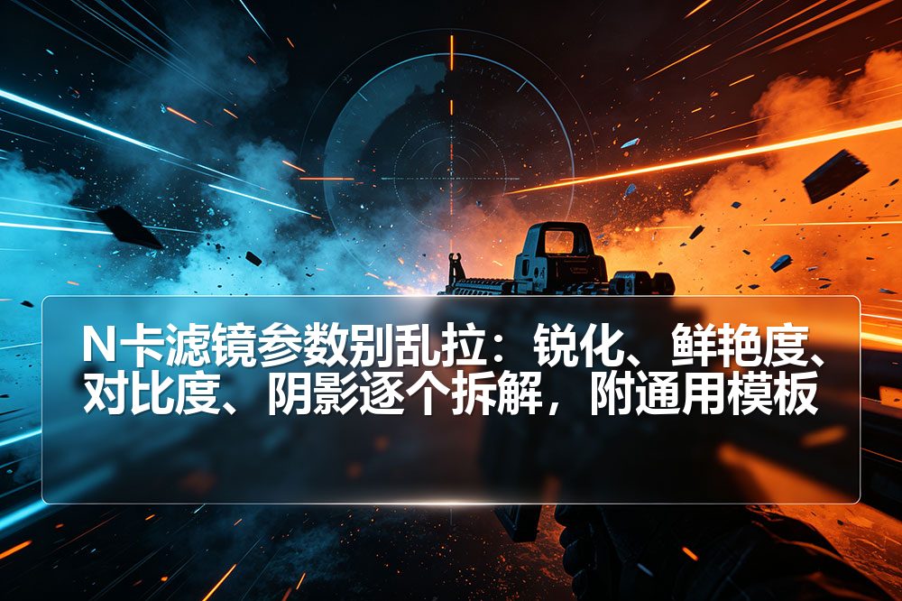 N卡滤镜参数别乱拉：锐化、鲜艳度、对比度、阴影逐个拆解，附通用模板