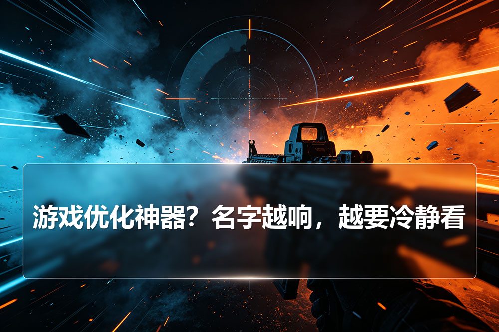 游戏优化神器？名字越响，越要冷静看