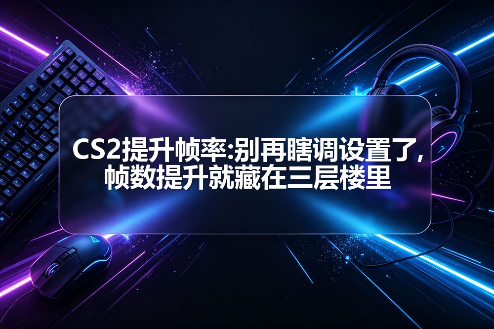 CS2提升帧率:别再瞎调设置了,帧数提升就藏在三层楼里