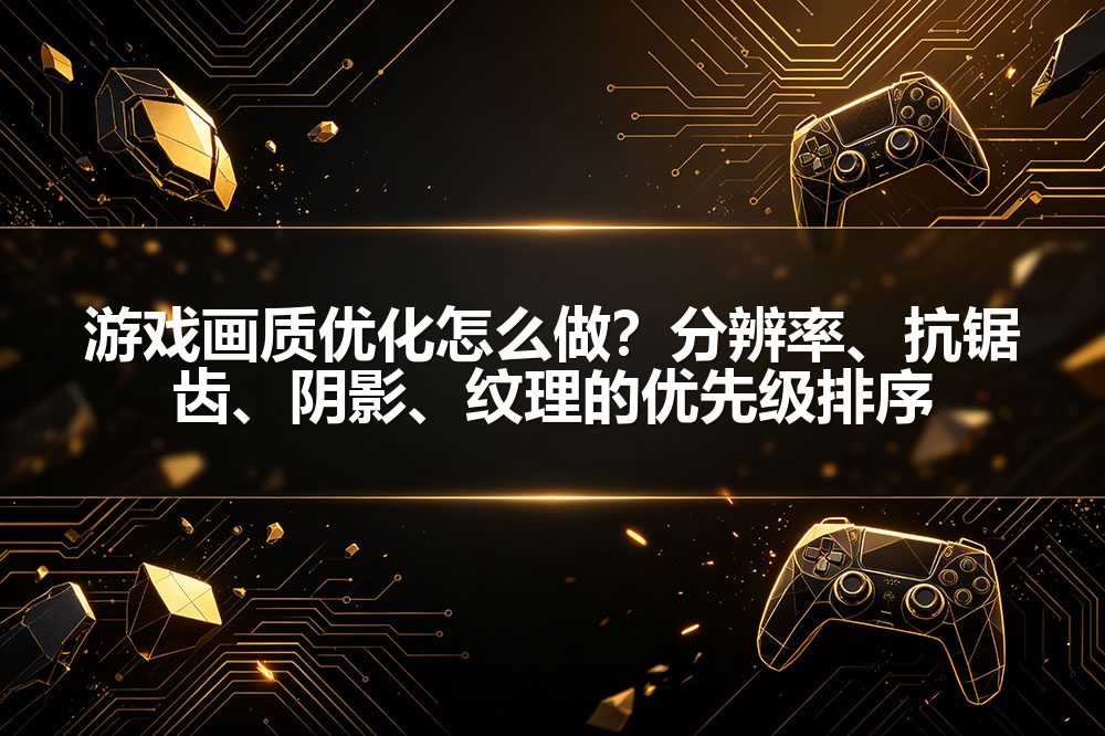 游戏画质优化怎么做？分辨率、抗锯齿、阴影、纹理的优先级排序