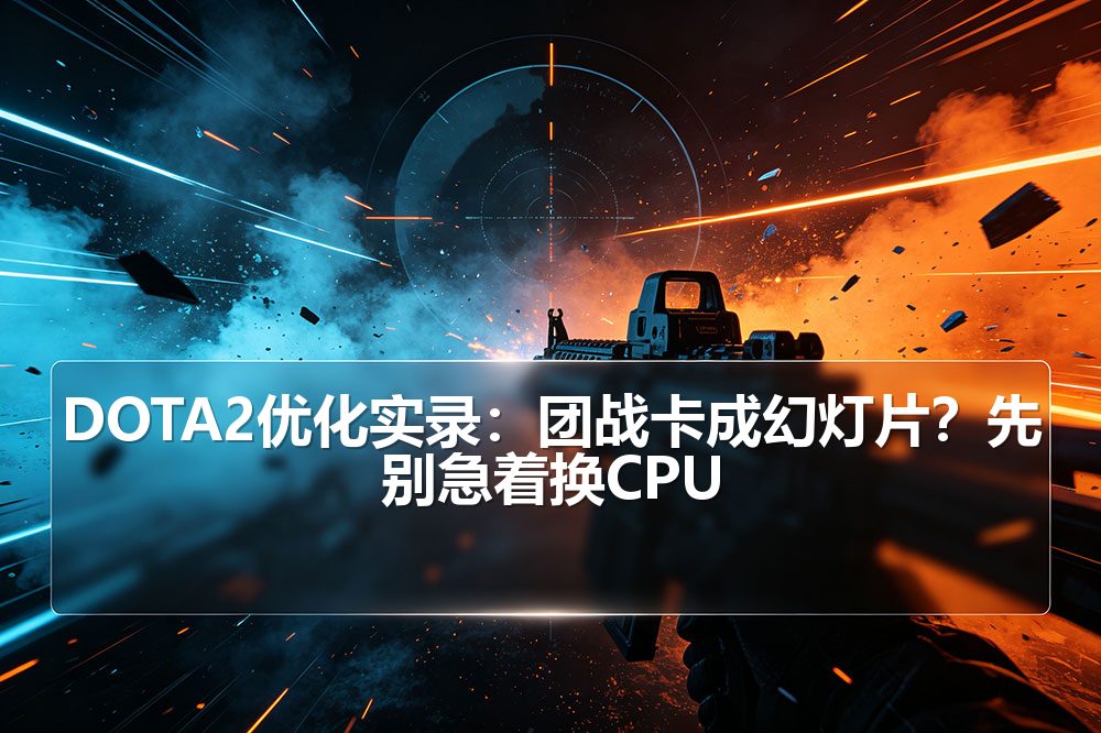 DOTA2优化实录：团战卡成幻灯片？先别急着换CPU