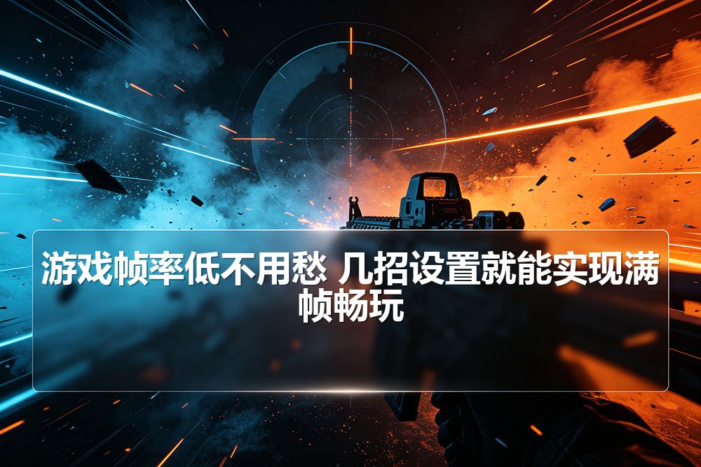 游戏帧率低不用愁 几招设置就能实现满帧畅玩