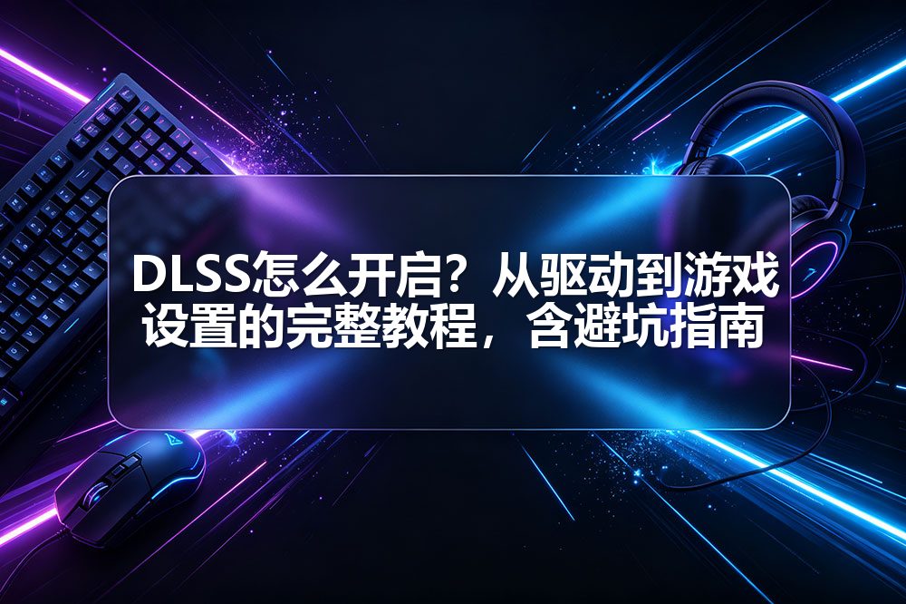 DLSS怎么开启?从驱动到游戏设置的完整教程,含避坑指南