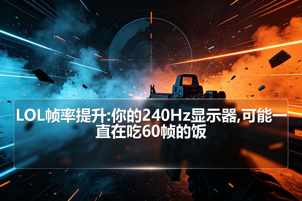 LOL帧率提升:你的240Hz显示器,可能一直在吃60帧的饭