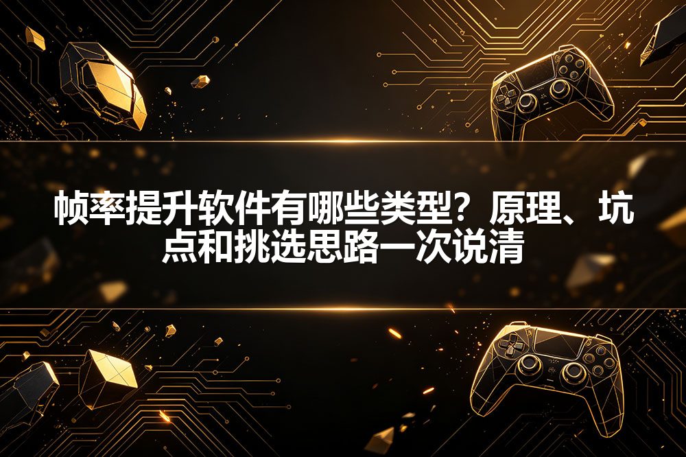 帧率提升软件有哪些类型?原理、坑点和挑选思路一次说清