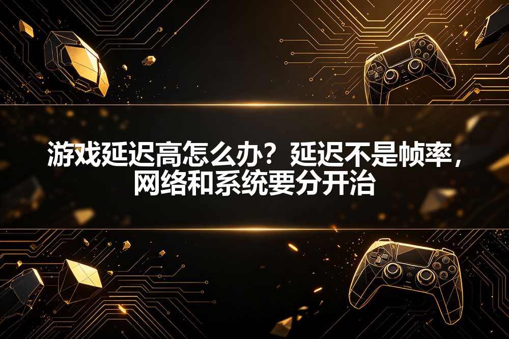 游戏延迟高怎么办？延迟不是帧率，网络和系统要分开治