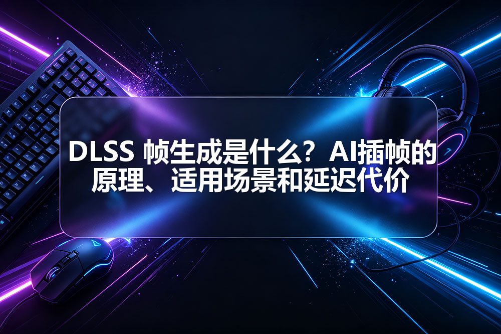 DLSS 帧生成是什么？AI插帧的原理、适用场景和延迟代价