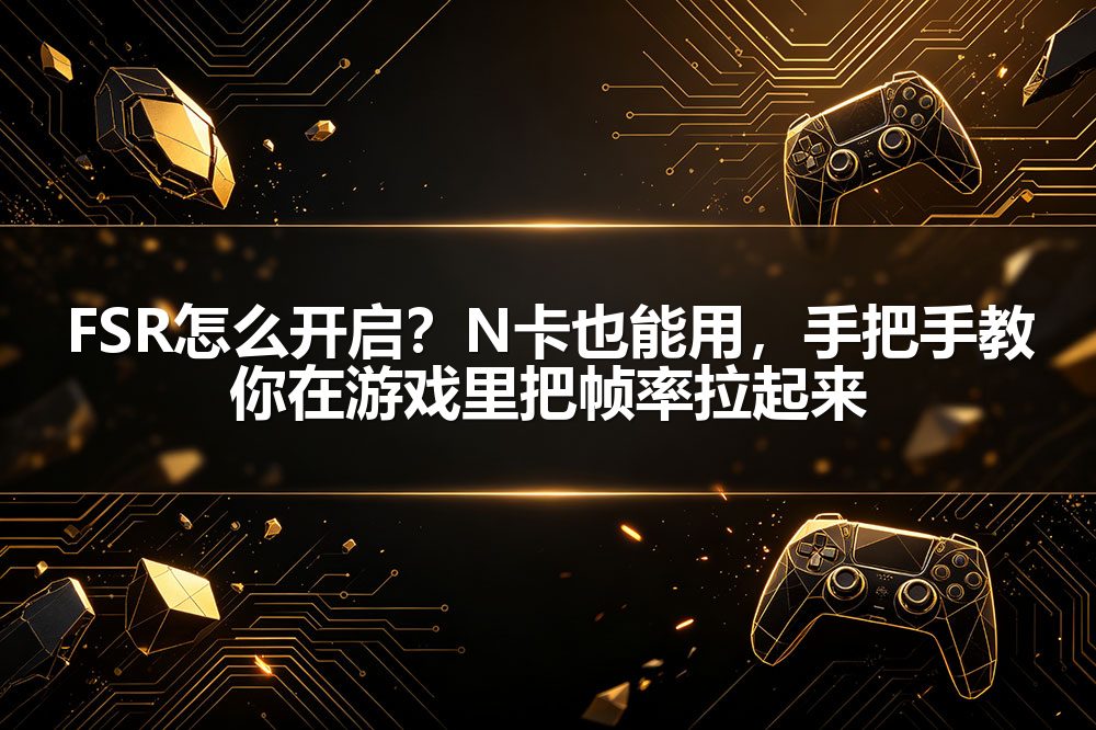 FSR怎么开启？N卡也能用，手把手教你在游戏里把帧率拉起来