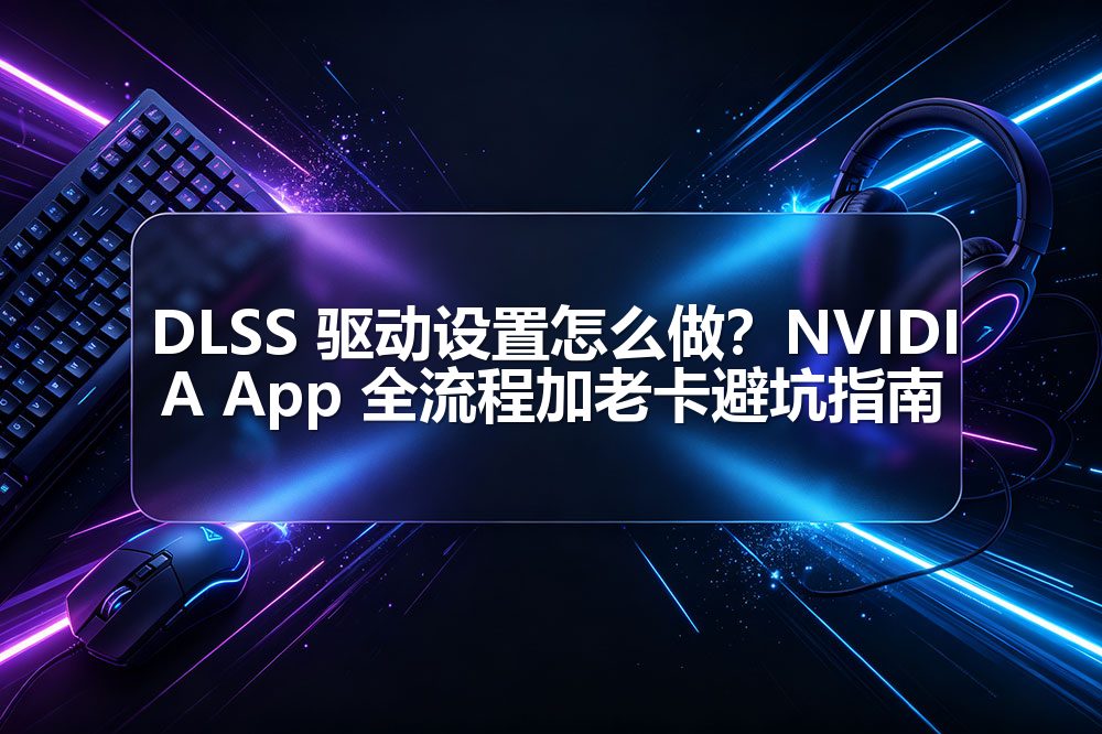 DLSS 驱动设置怎么做？NVIDIA App 全流程加老卡避坑指南